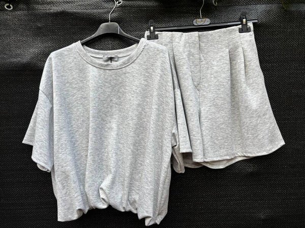 Mooie crop set grijs