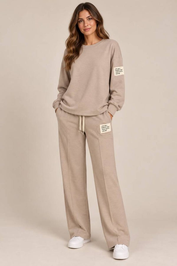 Mooie set beige label 216