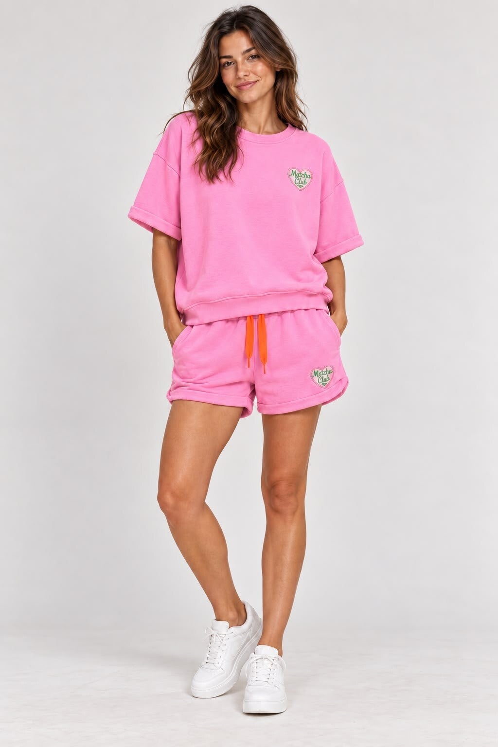 Hele mooie set matcha club roze