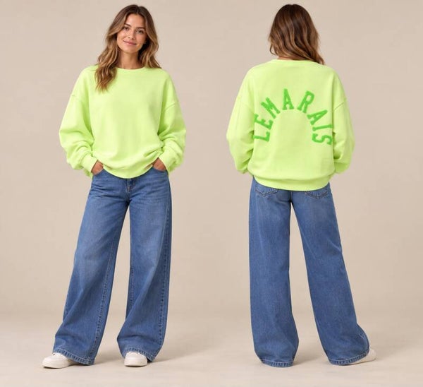 groene warme comfy sweater lemarais
