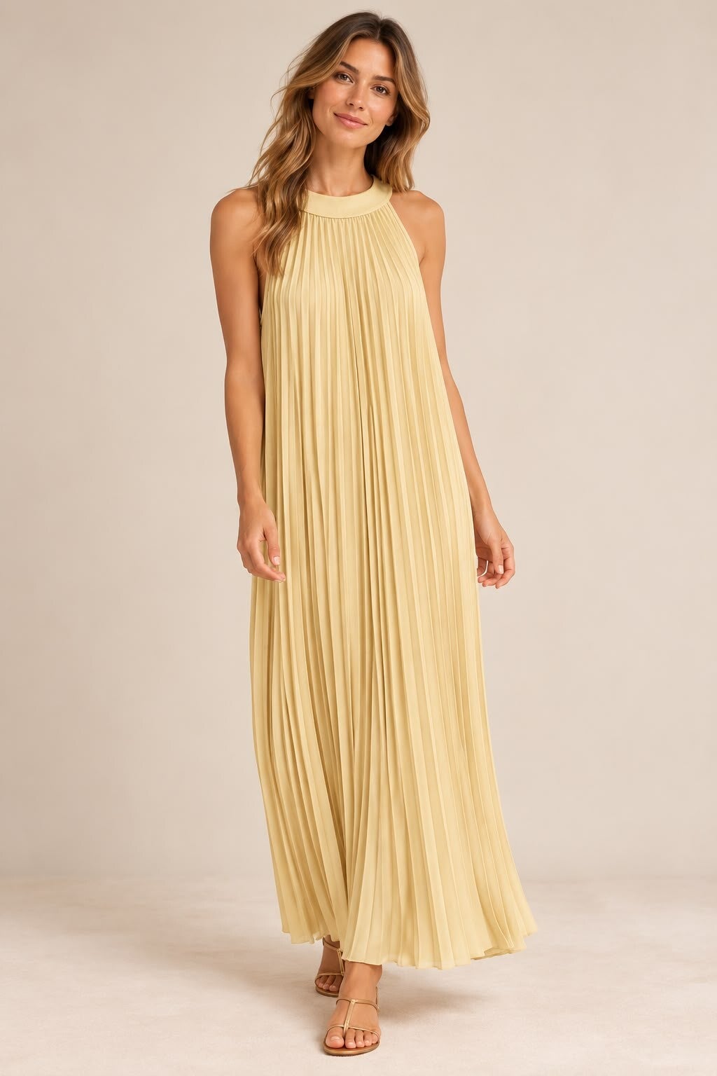 Hele mooie elegante jurk goud