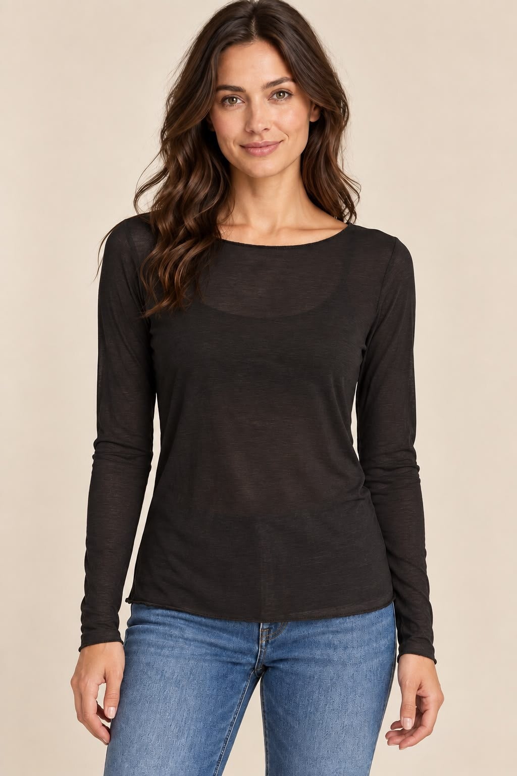 Cashmere top zwart 231