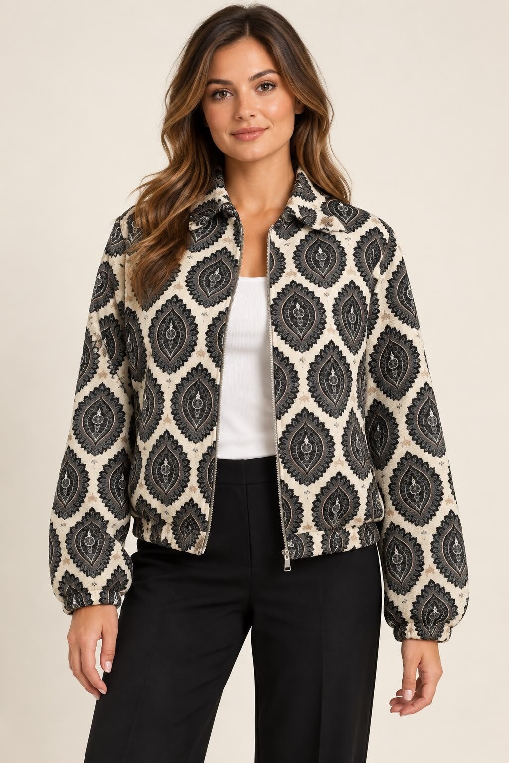Zwart Leaf Jacket 2