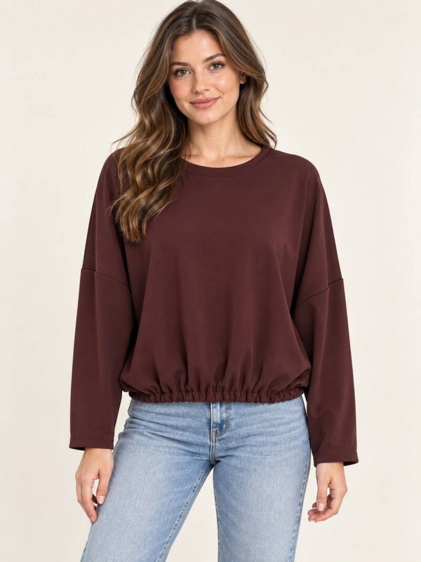 Mooie croptrui aubergine 257