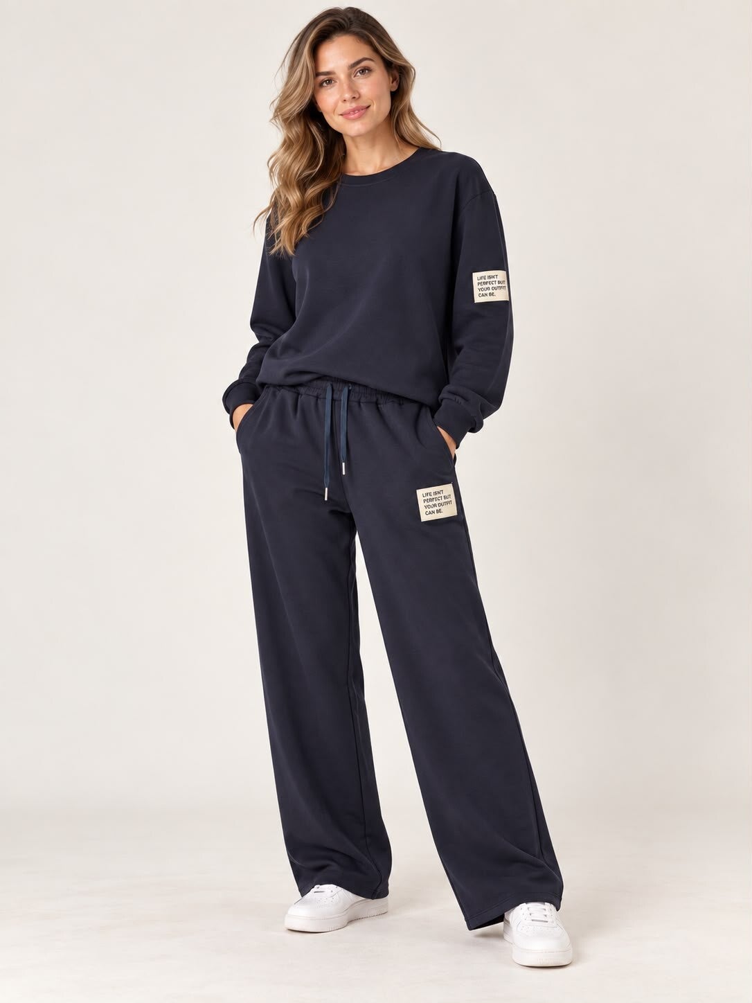Toffe set marineblauw 210
