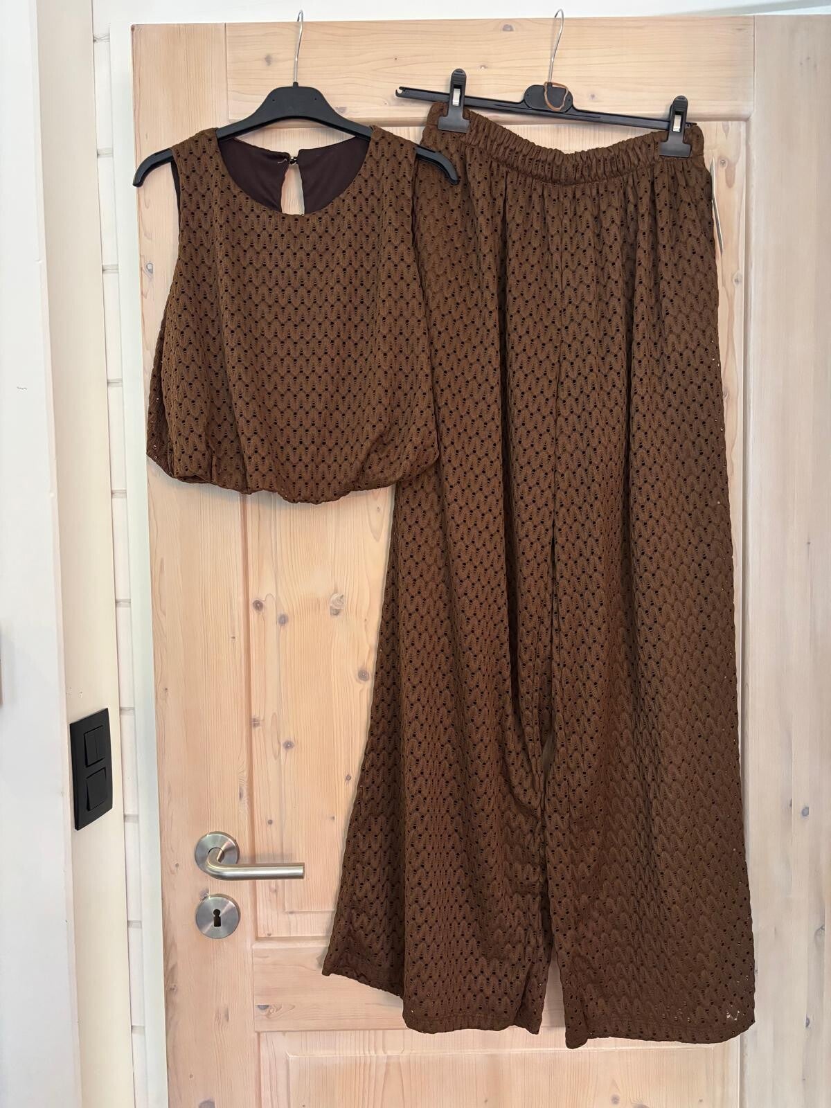 Hele mooie lange set bruin 199