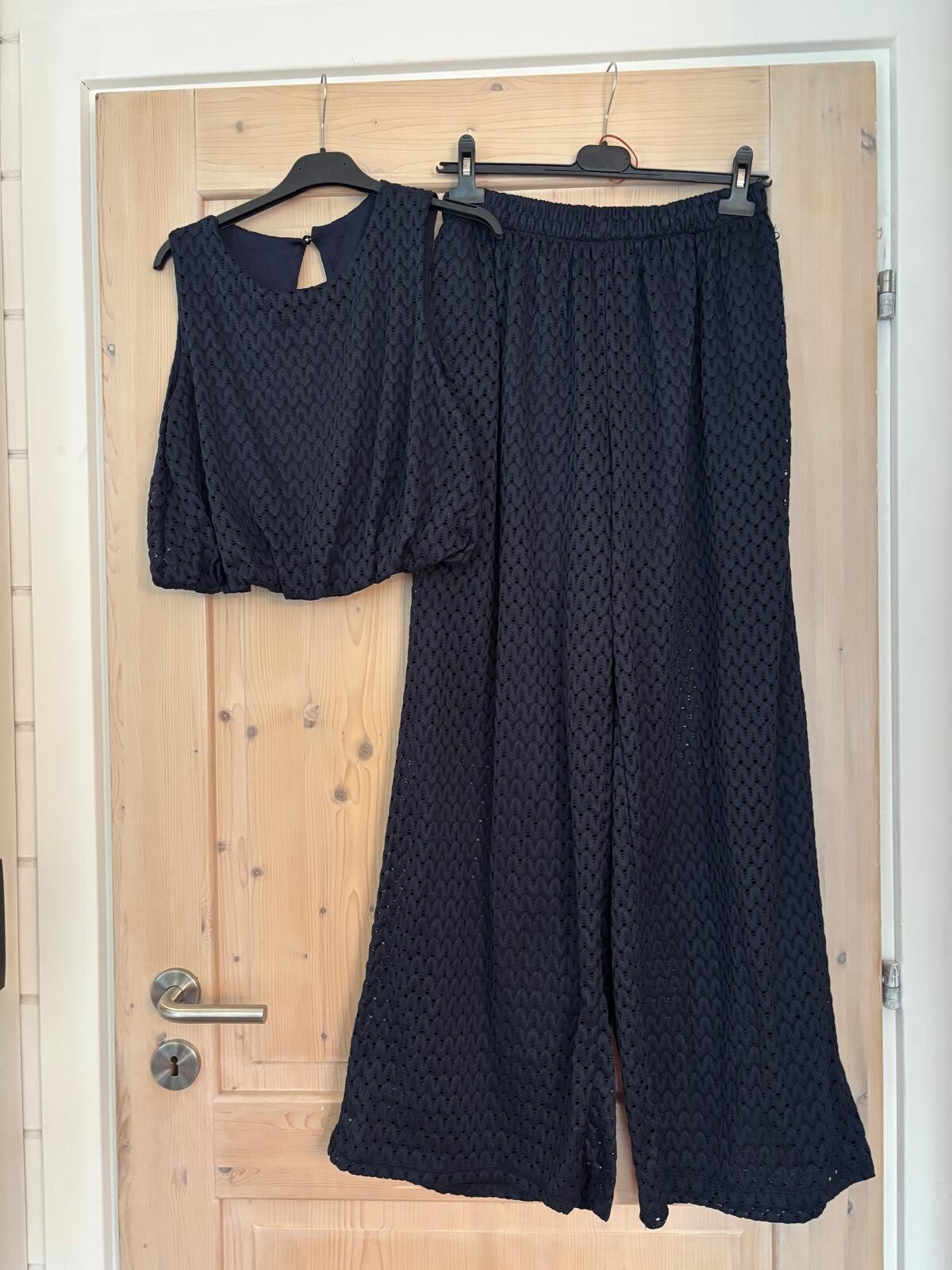 Hele mooie lange set donkerblauw 200