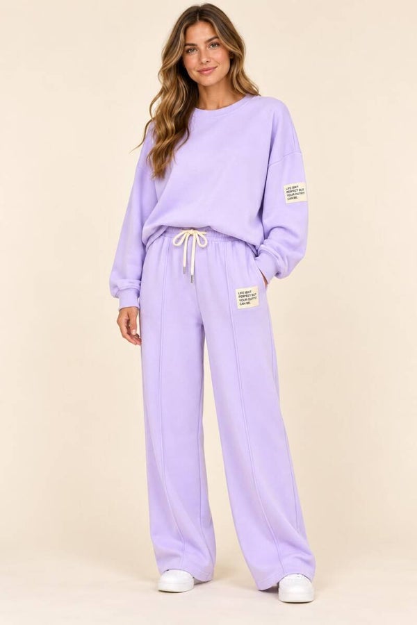 lila huispak met lange mouwen 30