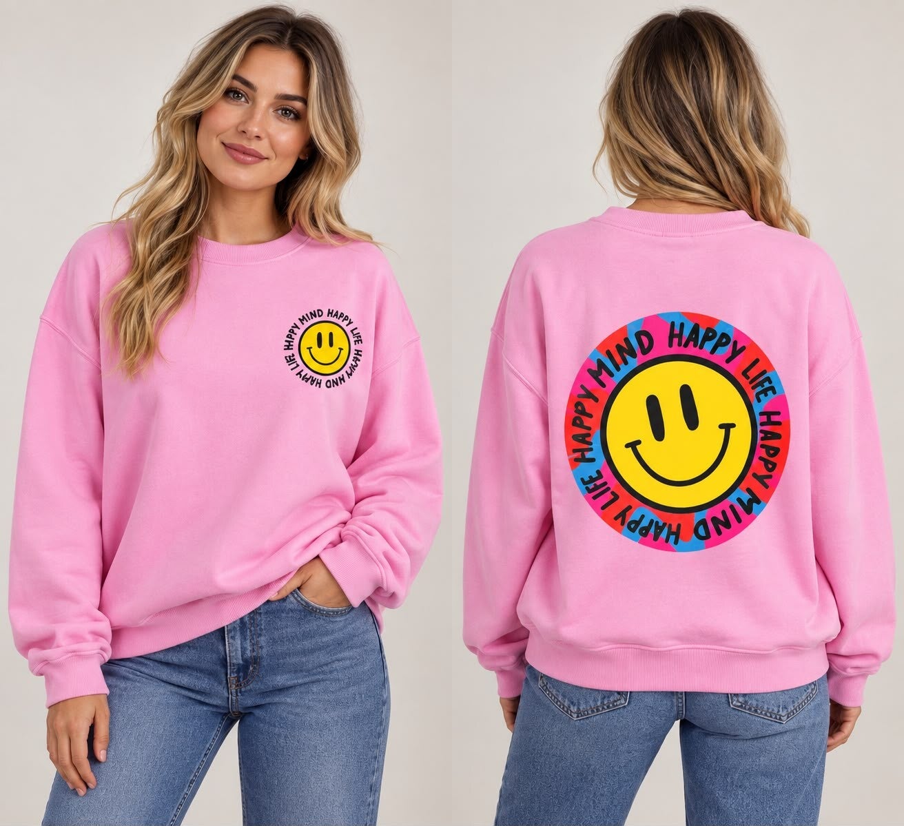 roze sweater smiley