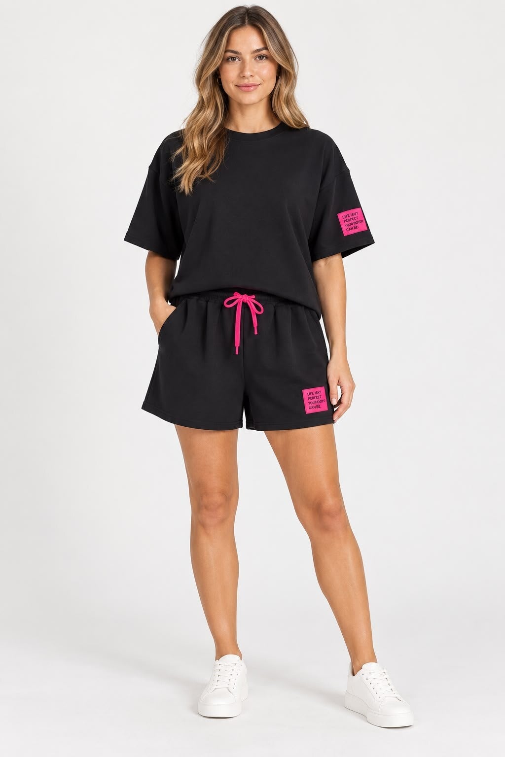 Hele mooie set met label zwart