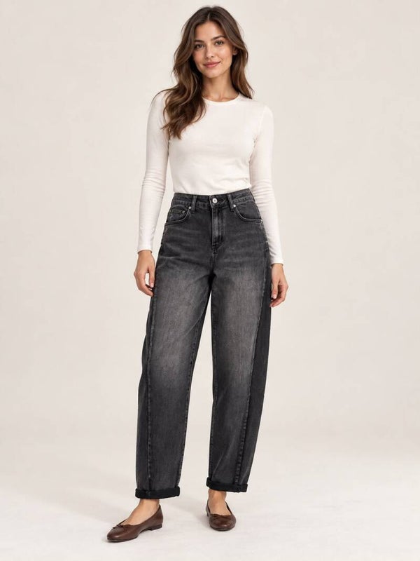 Mooie zwarte ballon jeans 264