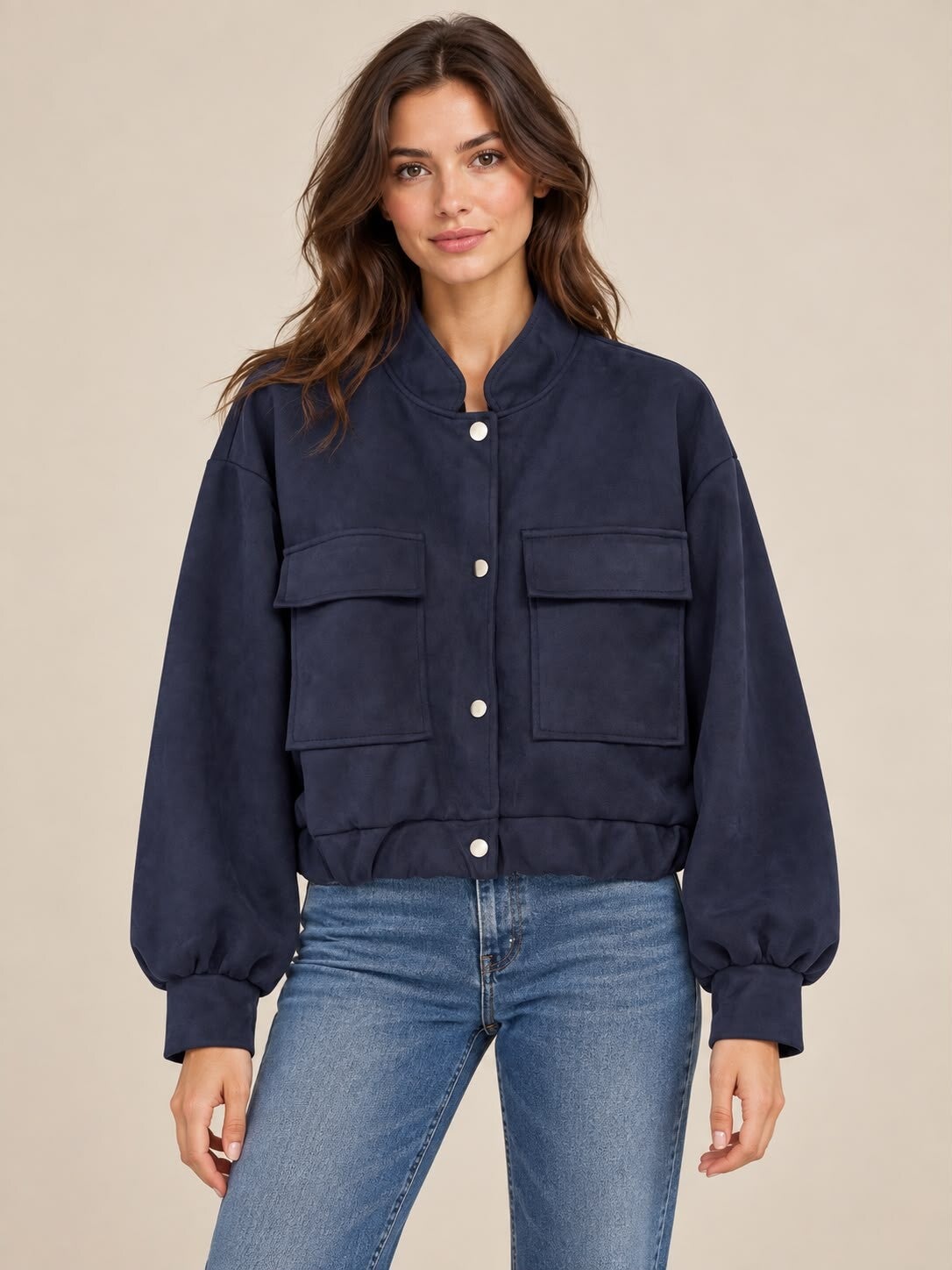 Heel mooie jasje donkerblauw 238