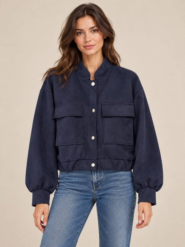 Heel mooie jasje donkerblauw 238