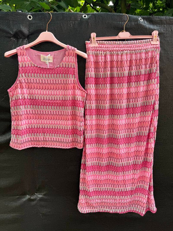 Hele mooie set van lange rok en top