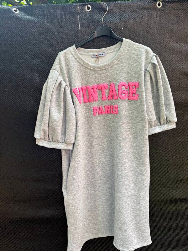 Super Mooi kleed vintage grijs