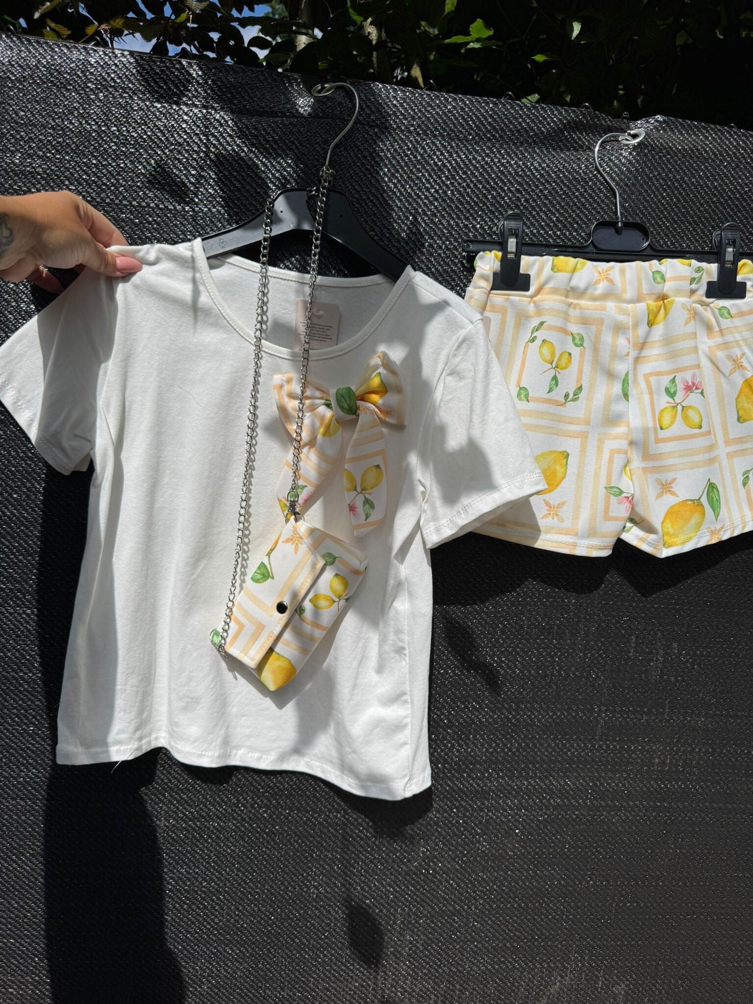 3 delige set citroen geel