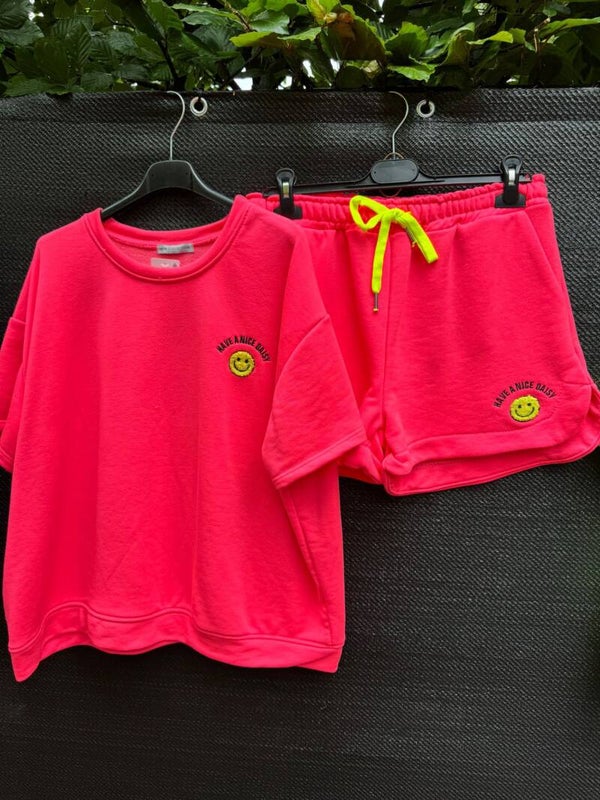 Roze set neon