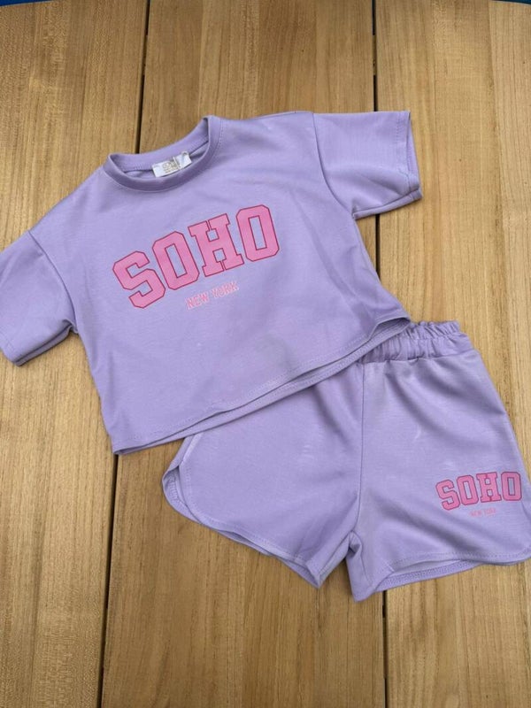SOHO meisjes set lila