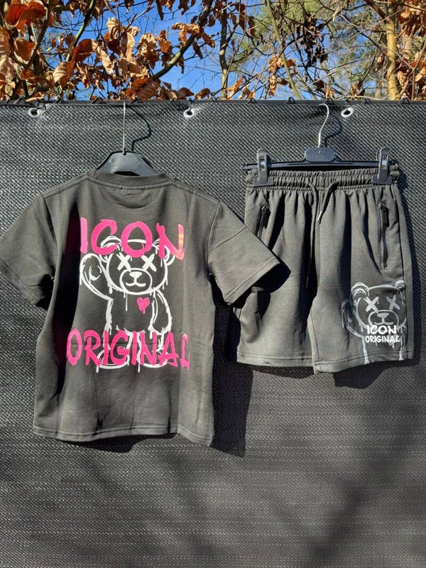 Hele mooie set icon zwart