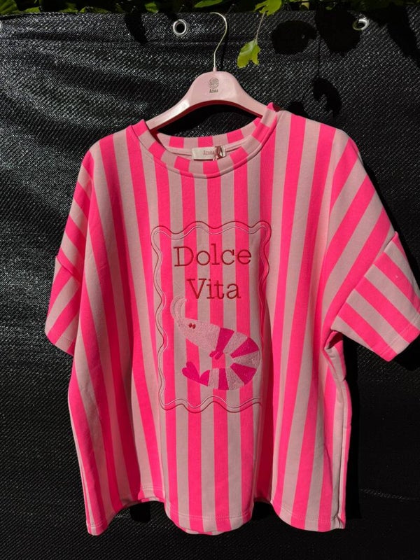 Hele toffe t-shirt fel roze