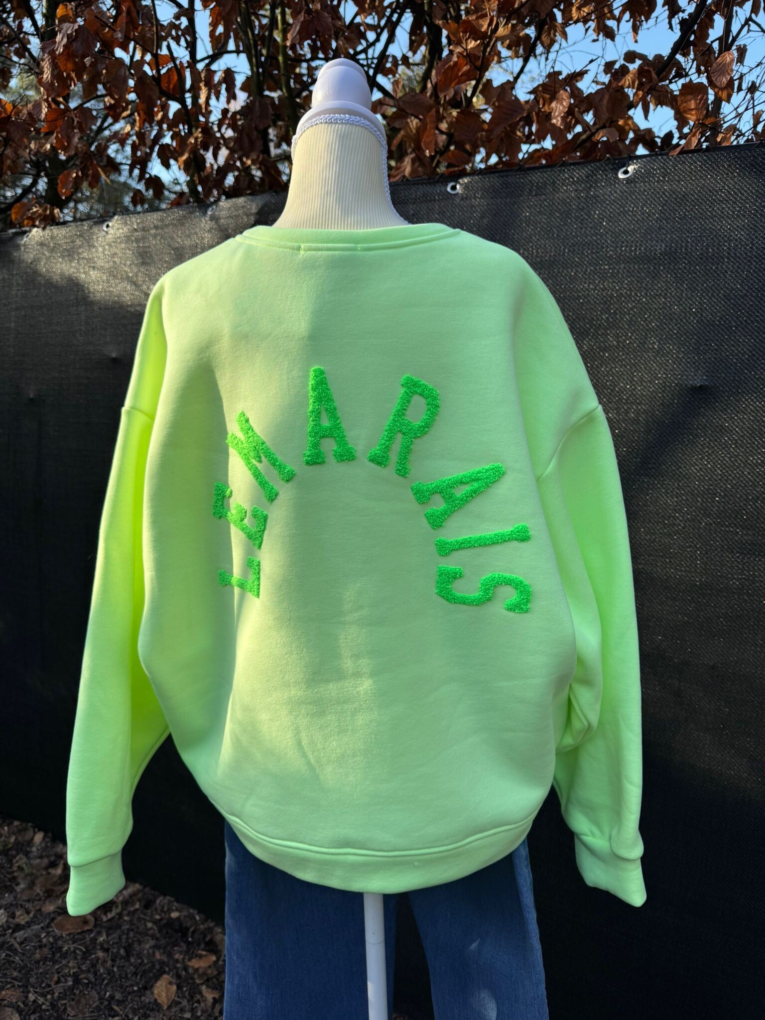 groene warme comfy sweater lemarais
