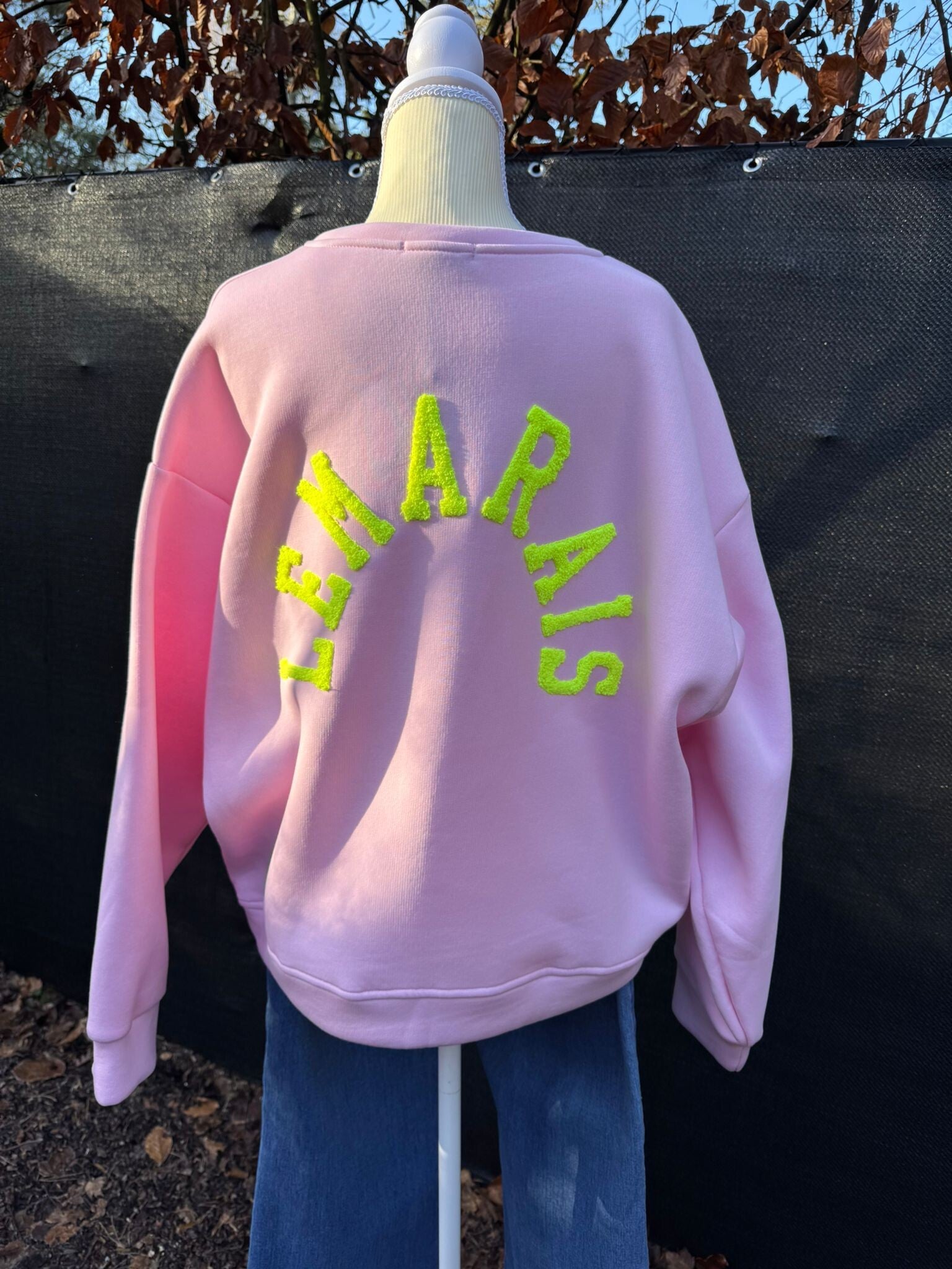 roze warme comfy sweater lemarais