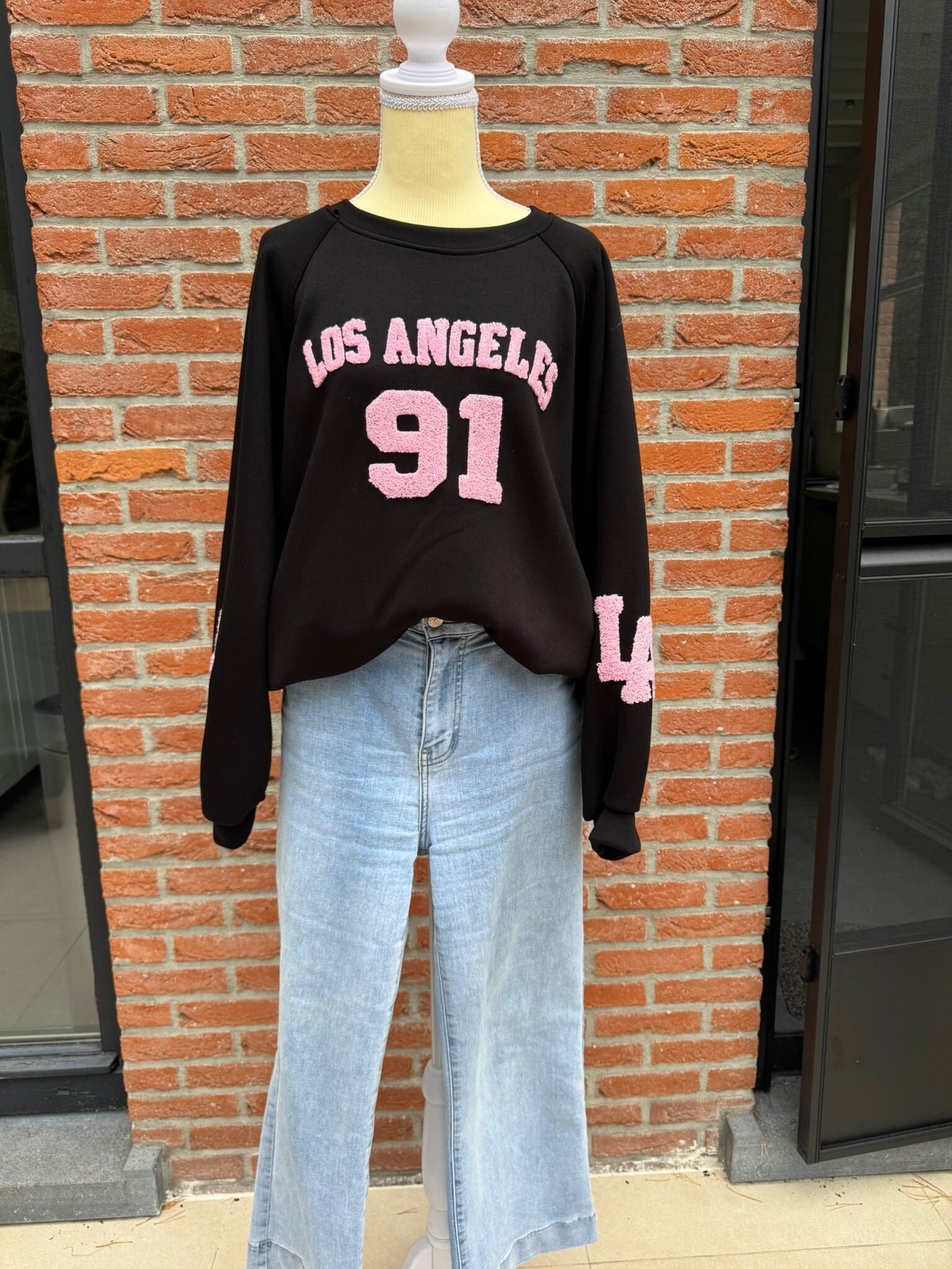 Zwarte trui Los Angeles