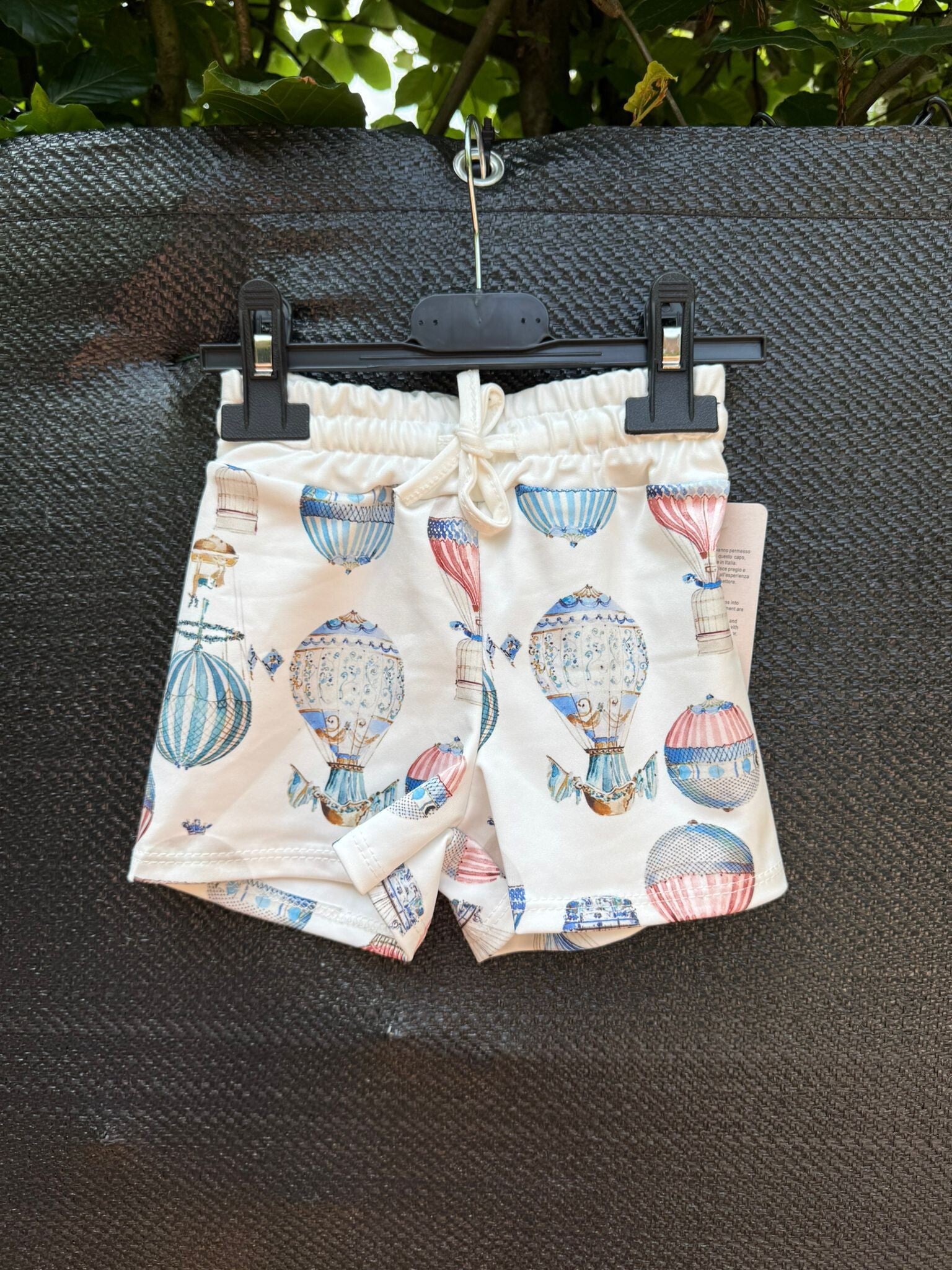 zwembroek luchtballon blauw