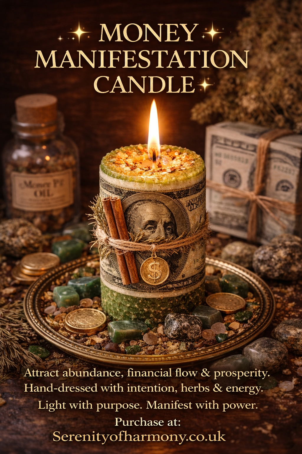 MONEY MANIFESTATION CANDLE