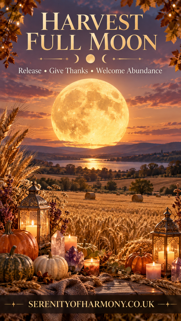 FULL HARVEST MOON SEPTEMBER 26TH