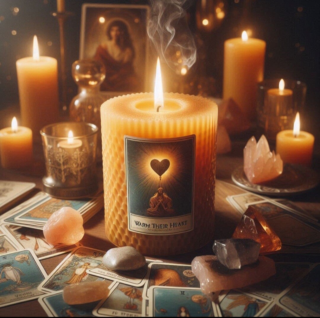 WARM THEIR HEART CANDLE.