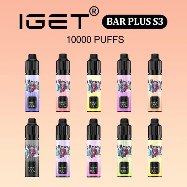 IGET BAR PLUS S3 10K PUFFS (KIT) (30 PACK)