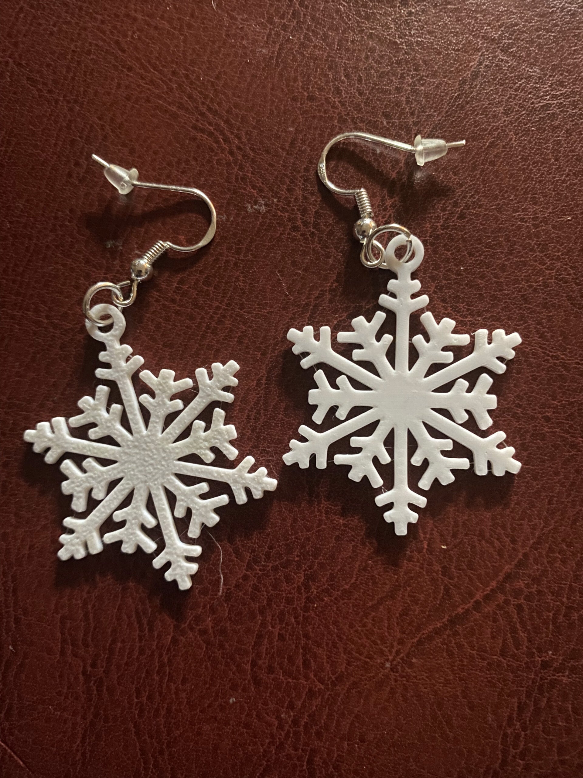 Snowflake earrings