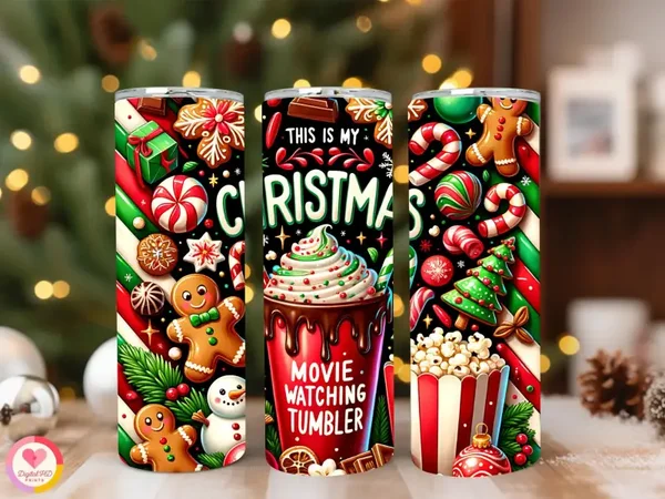 This Is My Christmas Movie Watching 20 oz Tumbler