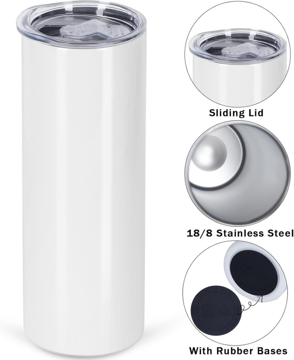 20 oz Stainless Steel Tumbler Ready to Customize