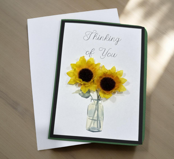 Thinking of You Handcrafted Card