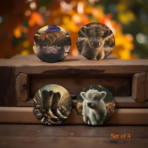 Car Coaster Farm (Set of 2) Or 4 Click here for MORE options