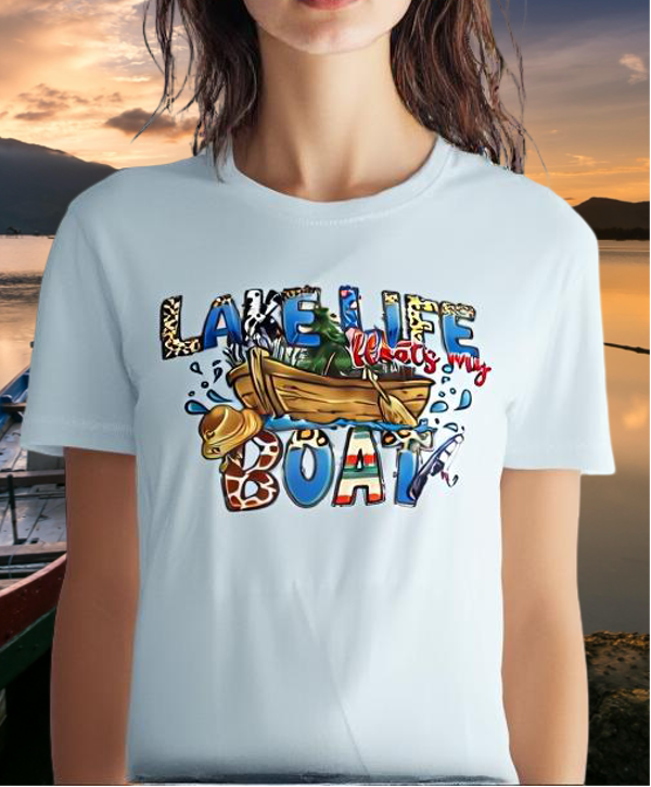 Lake Life Floats my Boat T-shirt