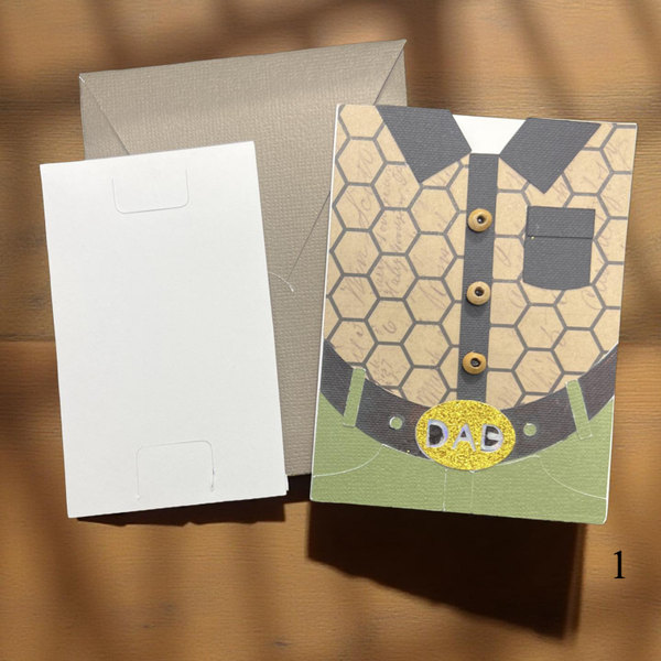 Fathers Day Shirt Gift Card Holder