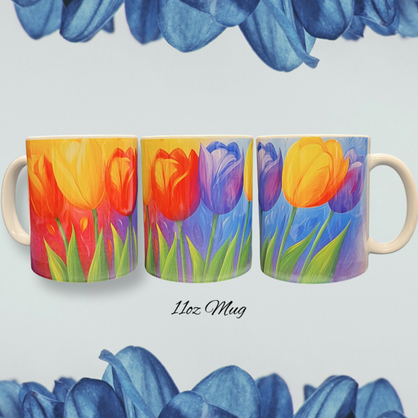 Tulip Flowers 11oz Mug
