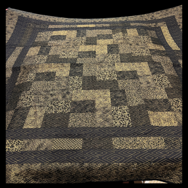 Turning 20 Black & Gold Quilt