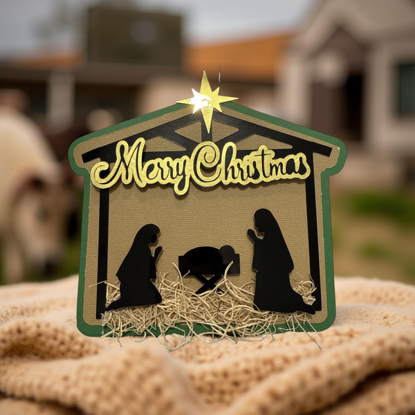 Merry Christmas Nativity Card
