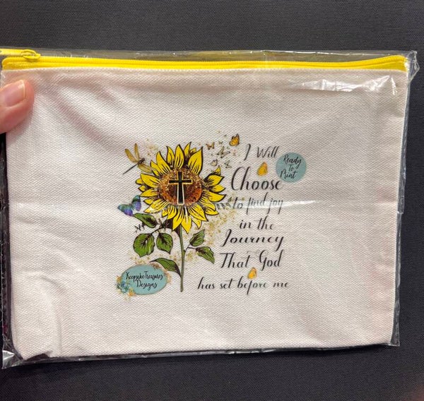 Canvas Zipper Pouch "Journey"