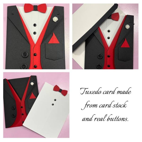 Red Tie Card