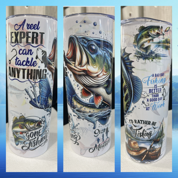 I'd rather be Fishing 20oz Tumbler