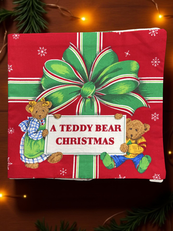 A Teddy Bear Christmas Fabric Book