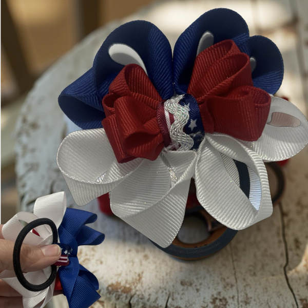 Patriotic Bow RWB