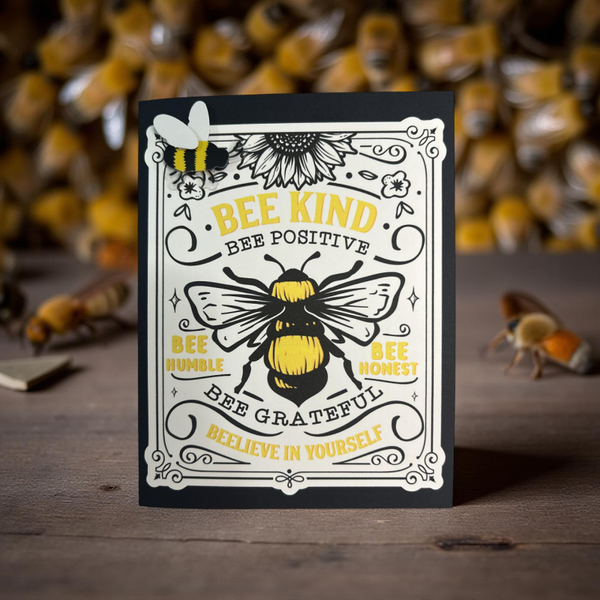 Bee Kind Thank You Card