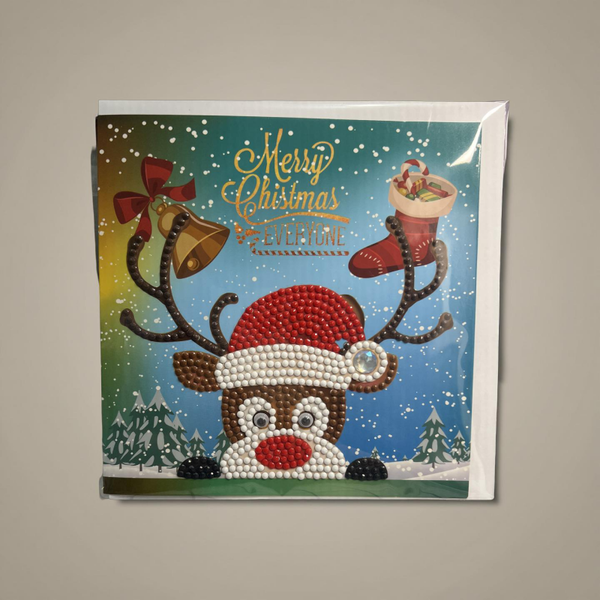 Rudolph Christmas Card