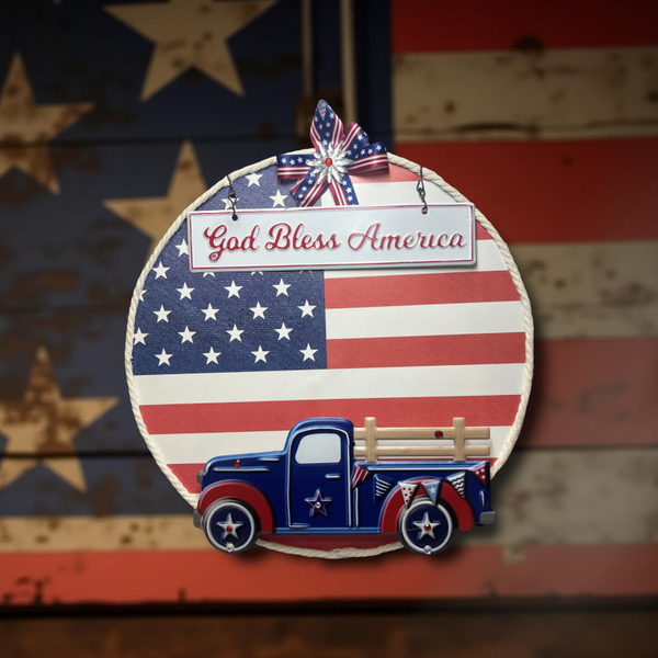 God Bless America Wall Decor